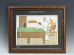 Four Lance Thackeray Billiard Prints, A Billiard Match