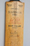 Signed Geoff Pullar Cricket Bat.