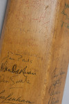Signed Geoff Pullar Cricket Bat.