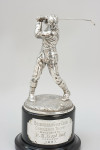 Silver Golf Sculpture, Golf Presentation Trophy