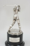 Silver Golf Sculpture, Golf Presentation Trophy
