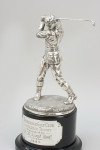 Silver Golf Sculpture, Golf Presentation Trophy