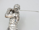 Silver Golf Sculpture, Golf Presentation Trophy