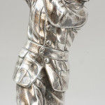 Silver Golf Sculpture, Golf Presentation Trophy