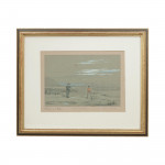 Golf Watercolour Painting Westward Ho!