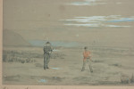 Golf Watercolour Painting Westward Ho!