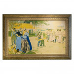 Antique Golf Poster, Coq sur Mer, De Haan