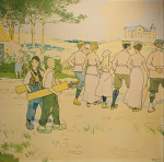 Antique Golf Poster, Coq sur Mer, De Haan