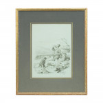 Pair Of Fishing Watercolours, Got Him & Lost Him By F.P. Hopkins (Shortspoon)