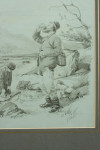 Pair Of Fishing Watercolours, Got Him & Lost Him By F.P. Hopkins (Shortspoon)