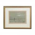 Golf Watercolour Painting Westward Ho!