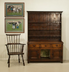 Antique Oak Dog Kennel Dresser