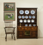 Antique Oak Dog Kennel Dresser