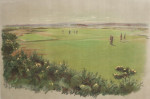 Original Cecil Aldin Golf Print, St Andrews
