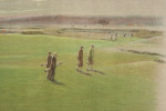 Original Cecil Aldin Golf Print, St Andrews