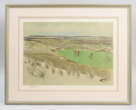 Cecil Aldin Golf Picture, Westward Ho! (Royal North Devon Golf Club)