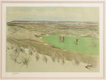 Cecil Aldin Golf Picture, Westward Ho! (Royal North Devon Golf Club)