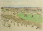 Cecil Aldin Golf Picture, Westward Ho! (Royal North Devon Golf Club)