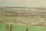 Cecil Aldin Golf Picture, Westward Ho! (Royal North Devon Golf Club)