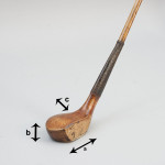 Antique Scared Head Golf Club