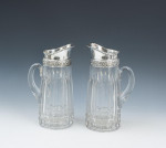 Pair Of Cut Glass Water Jugs