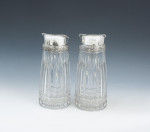 Pair Of Cut Glass Water Jugs