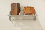 A Wall Mounted Alluminium Railway Luggage Rack