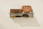 A Wall Mounted Alluminium Railway Luggage Rack