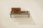 A Wall Mounted Alluminium Railway Luggage Rack