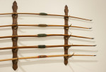 Vintage Display Of Archery Bows