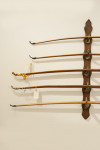 Vintage Display Of Archery Bows