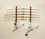 Vintage Display Of Archery Bows