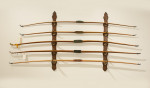 Vintage Display Of Archery Bows