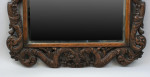 Antique Carved Oak Wall Mirror