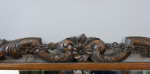Antique Carved Oak Wall Mirror