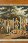 Oil On Canvas 19th Century Hunting Party