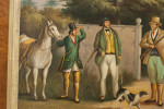 Oil On Canvas 19th Century Hunting Party