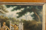Oil On Canvas 19th Century Hunting Party