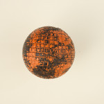Red Silver Town Gutty Golf Ball