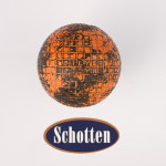 Red Silver Town Gutty Golf Ball