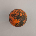 Red Silver Town Gutty Golf Ball