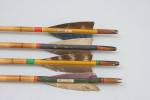 Leather Ladies Archery Quiver & Muir Arrows