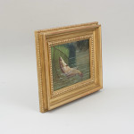 Fishing Oil On Board Of A Trout Being Landed