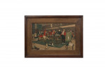 Pair Of Hunting Prints, Hunt Breakfast And Hunt Supper