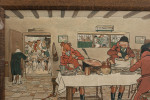 Pair Of Hunting Prints, Hunt Breakfast And Hunt Supper