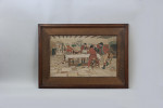Pair Of Hunting Prints, Hunt Breakfast And Hunt Supper