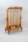 Victorian Eight Mallet Croquet Set By Sparkes Of Bury