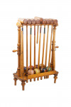 Victorian Eight Mallet Croquet Set By Sparkes Of Bury