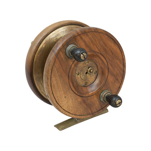 Mahogany Frogback Fishing Reel.