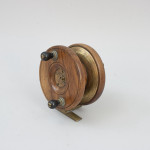 Mahogany Frogback Fishing Reel.